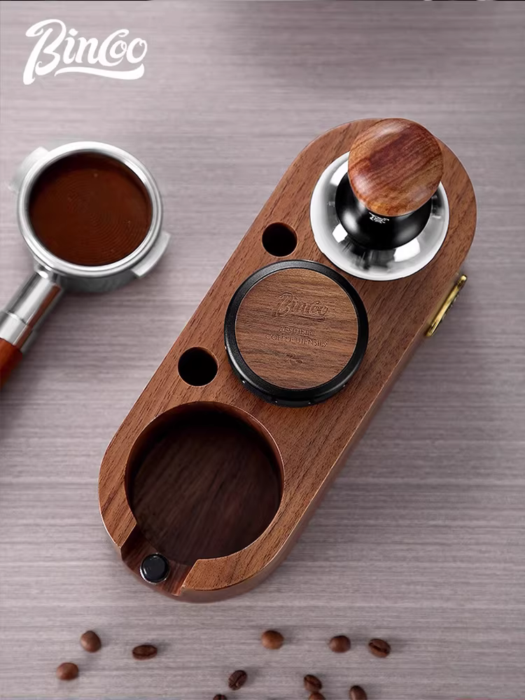 Bộ dụng cụ đầm cà phê Bincoo, bộ phân phối cà phê ba món, dụng cụ pha cà phê 51/53/58mm
