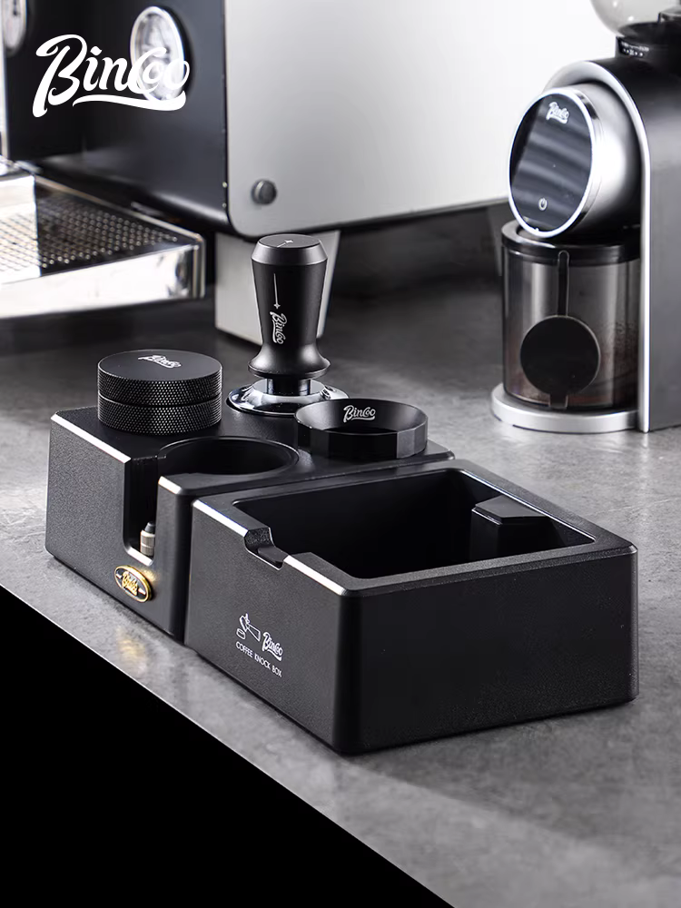 Bộ dụng cụ tamper cà phê Bincoo 51/58mm đa năng, gồm tamper và đế, 3 món