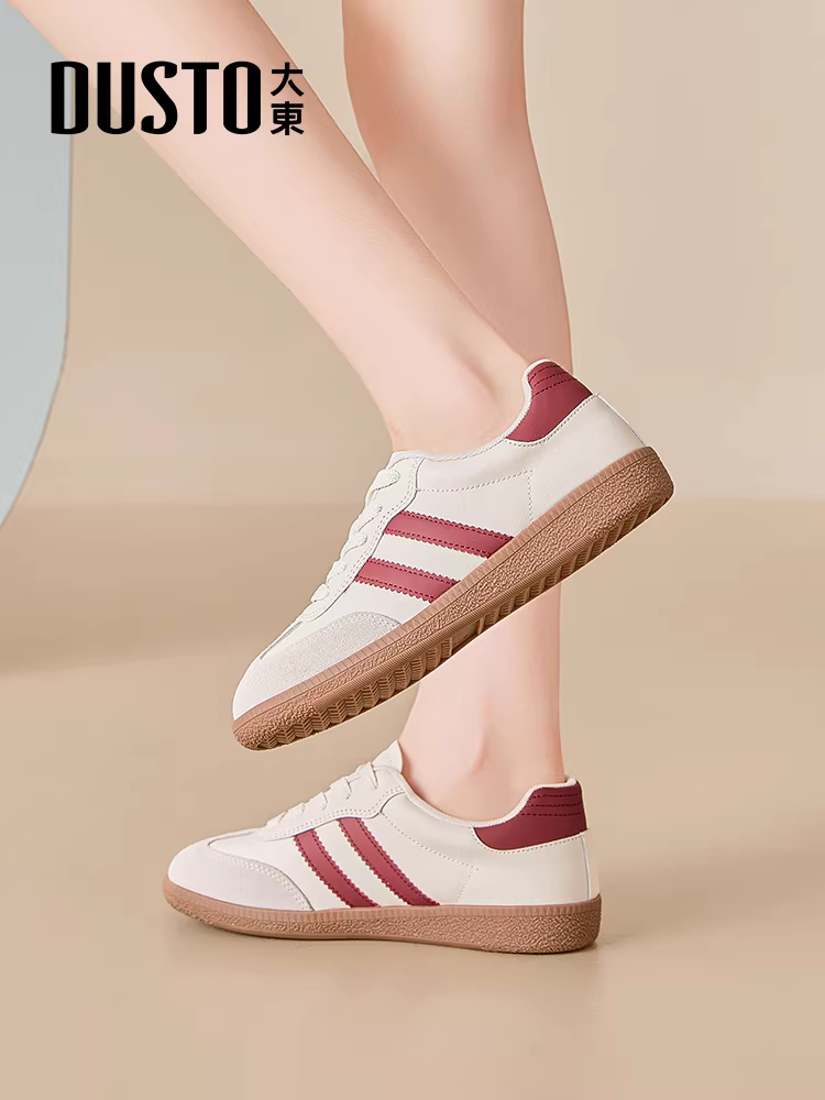 Giày thể thao cổ điển Đức Dadong dành cho nữ 2025, mẫu mới phổ biến mùa thu đông, đế mềm, kiểu dáng đơn giản, đa năng