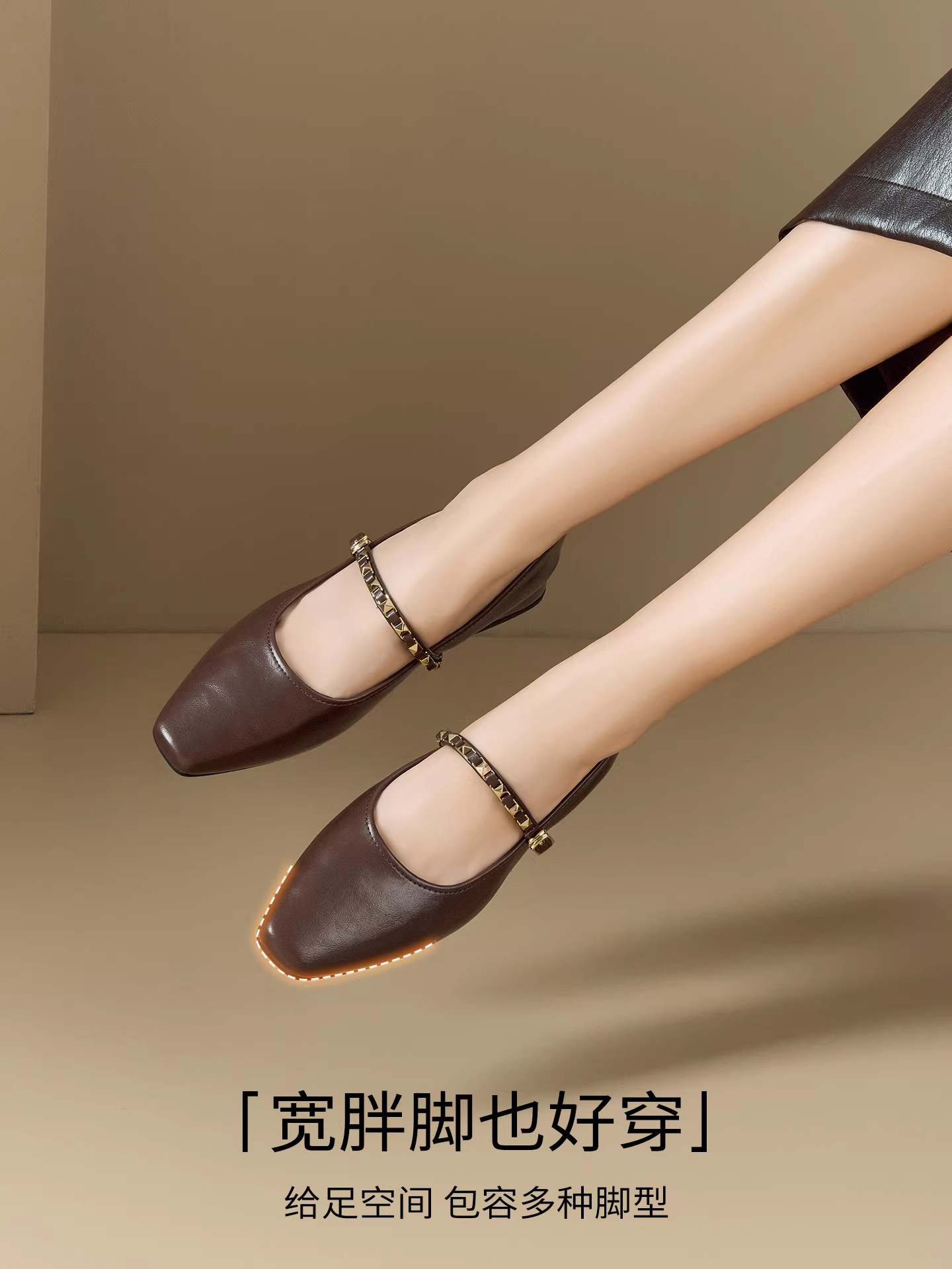 Giày đơn màu đỏ Dadong dành cho nữ 2025, giày nữ mùa thu mới với gót dày, giày Mary Jane cổ điển kiểu Pháp, giày da nhỏ đi làm.