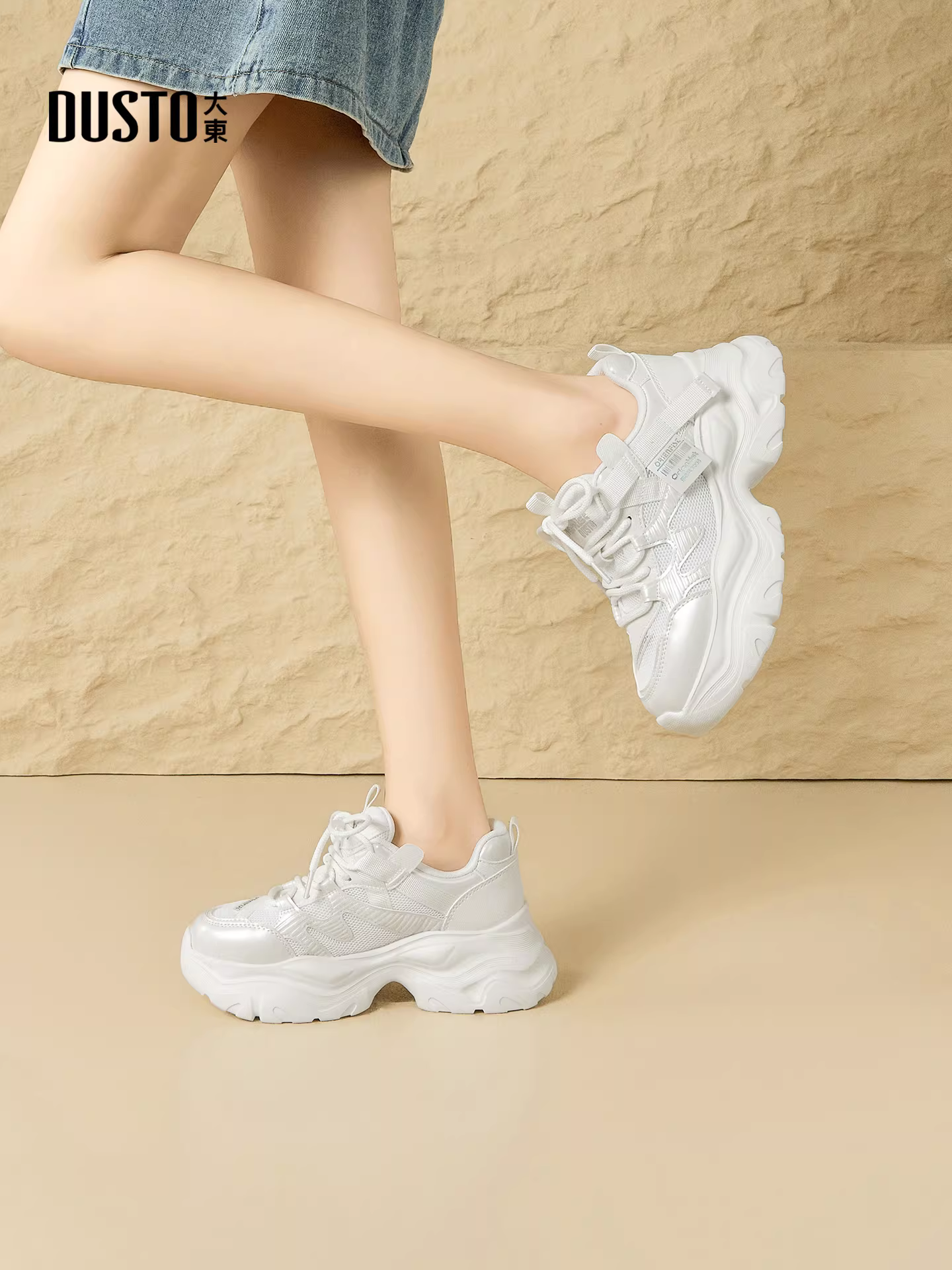 Giày thể thao đế bánh mì nữ 2025 mẫu thu đông mới, giày rất thời trang dành cho nữ nhỏ nhắn, giày thể thao thường ngày.