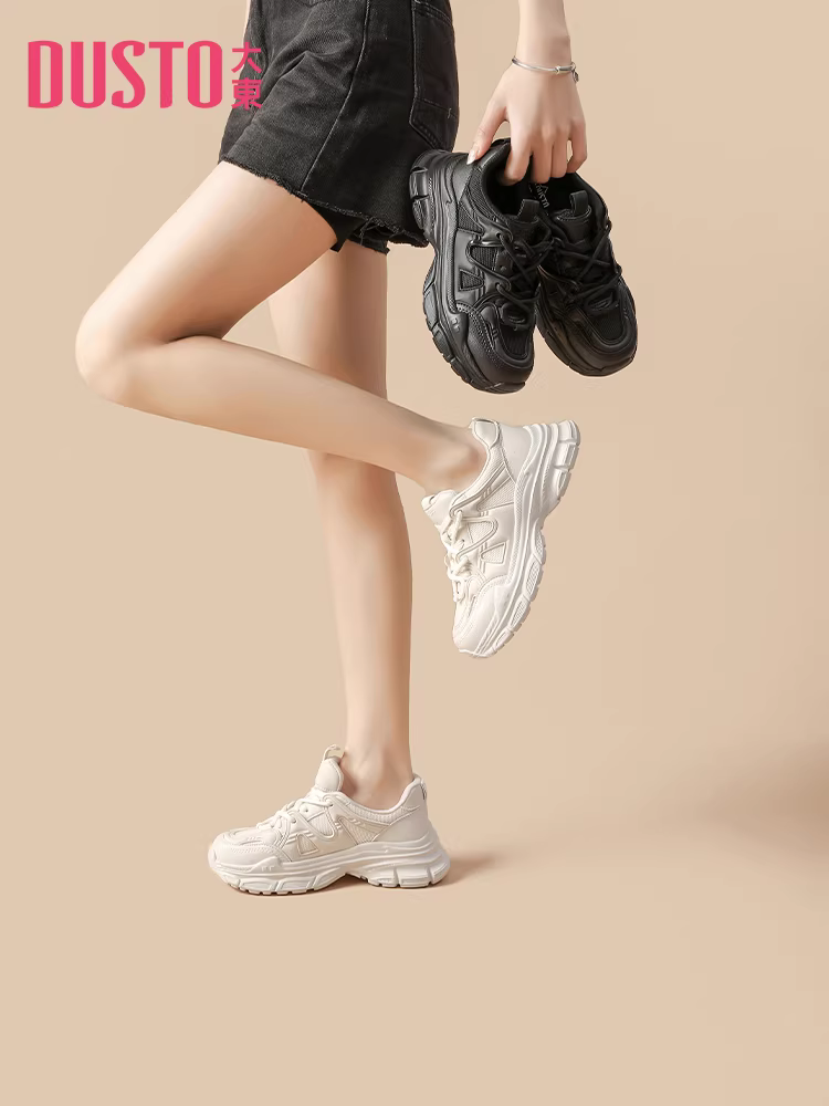 Giày thể thao nữ đế dày 2025 mẫu mới thu đông thoáng khí lưới mỏng giày bố giày nữ thời trang