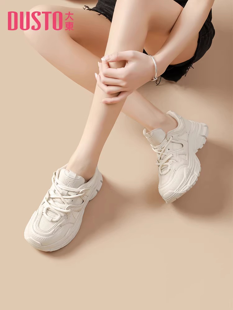 Giày thể thao nữ đế dày 2025 mẫu mới thu đông thoáng khí lưới mỏng giày bố giày nữ thời trang