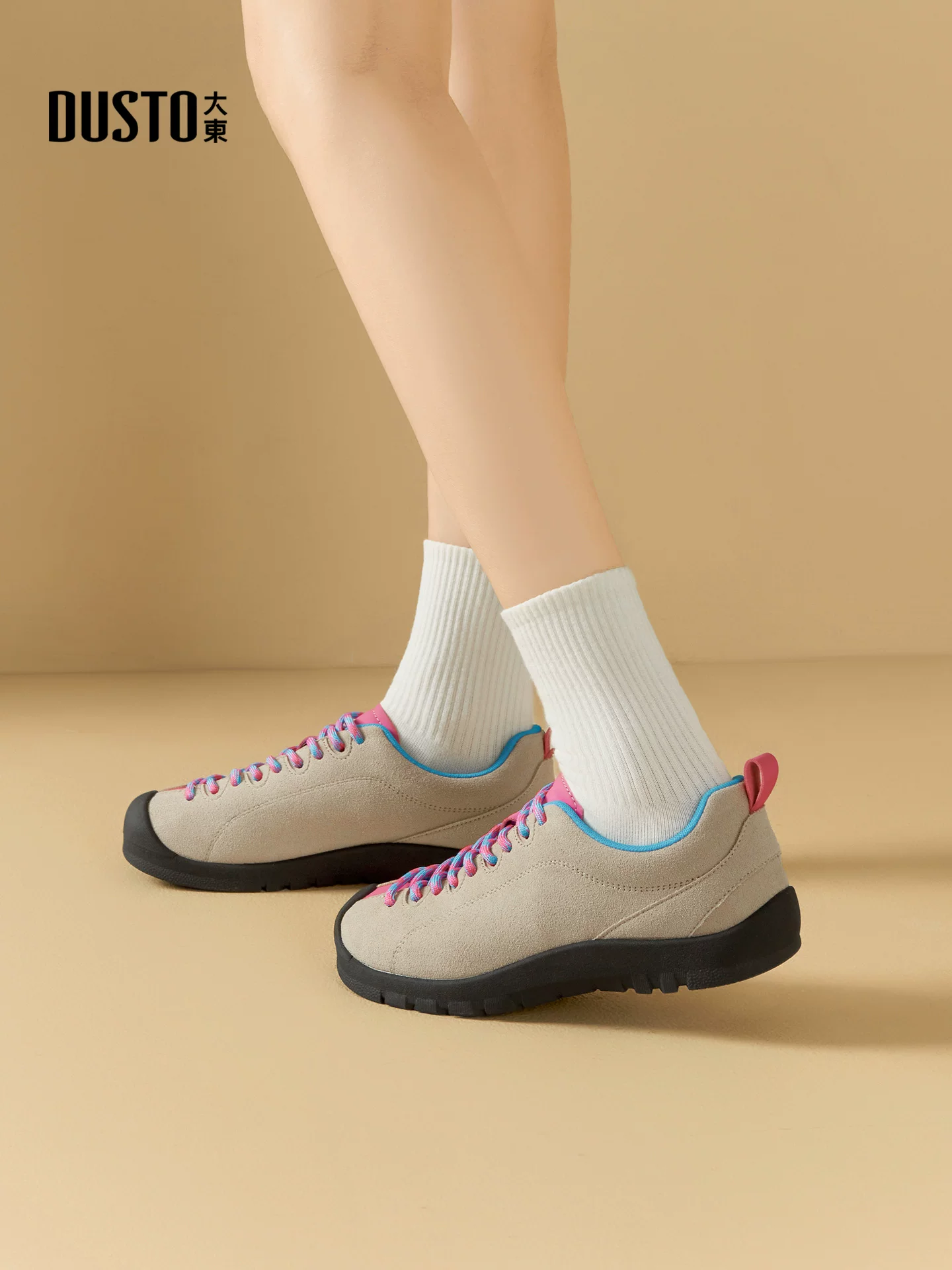 Giày leo núi ngoài trời Dadong dành cho nữ 2025, mẫu mới thu đông, đế dày, giày thể thao thường ngày, kiểu xấu xinh, giày Forrest Gump