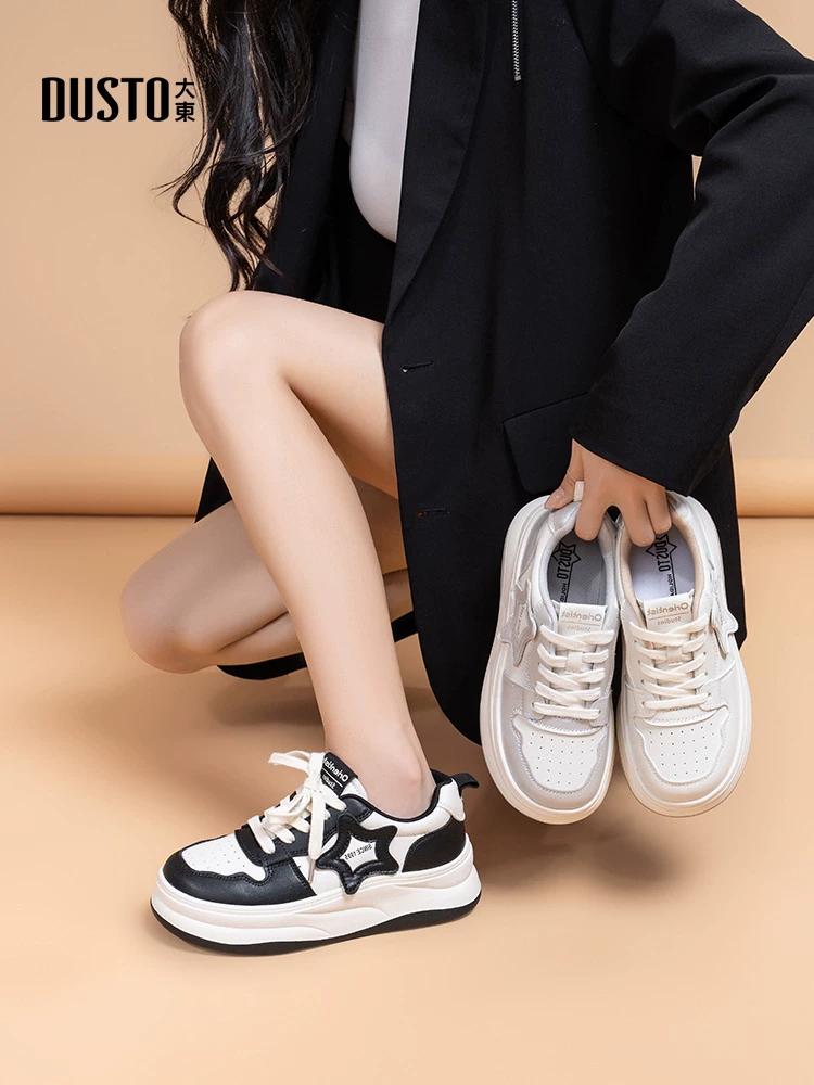 Giày thể thao nữ đế dày 2025 mẫu mới thu đông, giày đa năng, giày trắng bán chạy nhất năm nay dành cho nữ