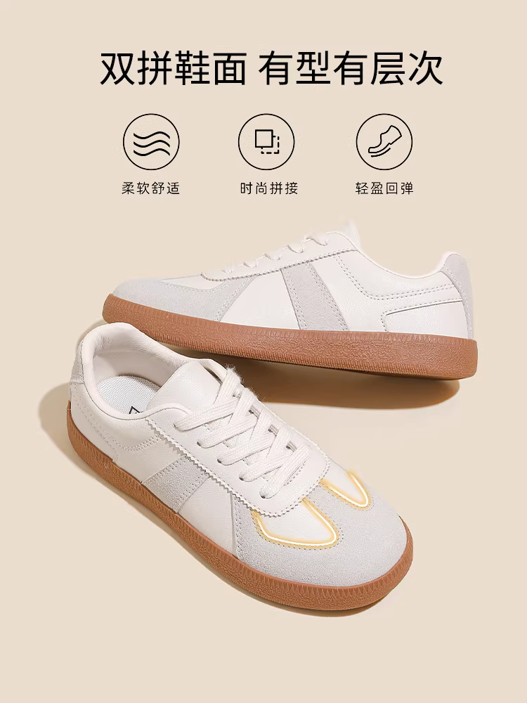 Giày nữ Dadong Dexun 2025, giày thu đông mới, giày nữ hot, giày thể thao kiểu Forrest Gump, giày sneaker retro, giày ván cá tính