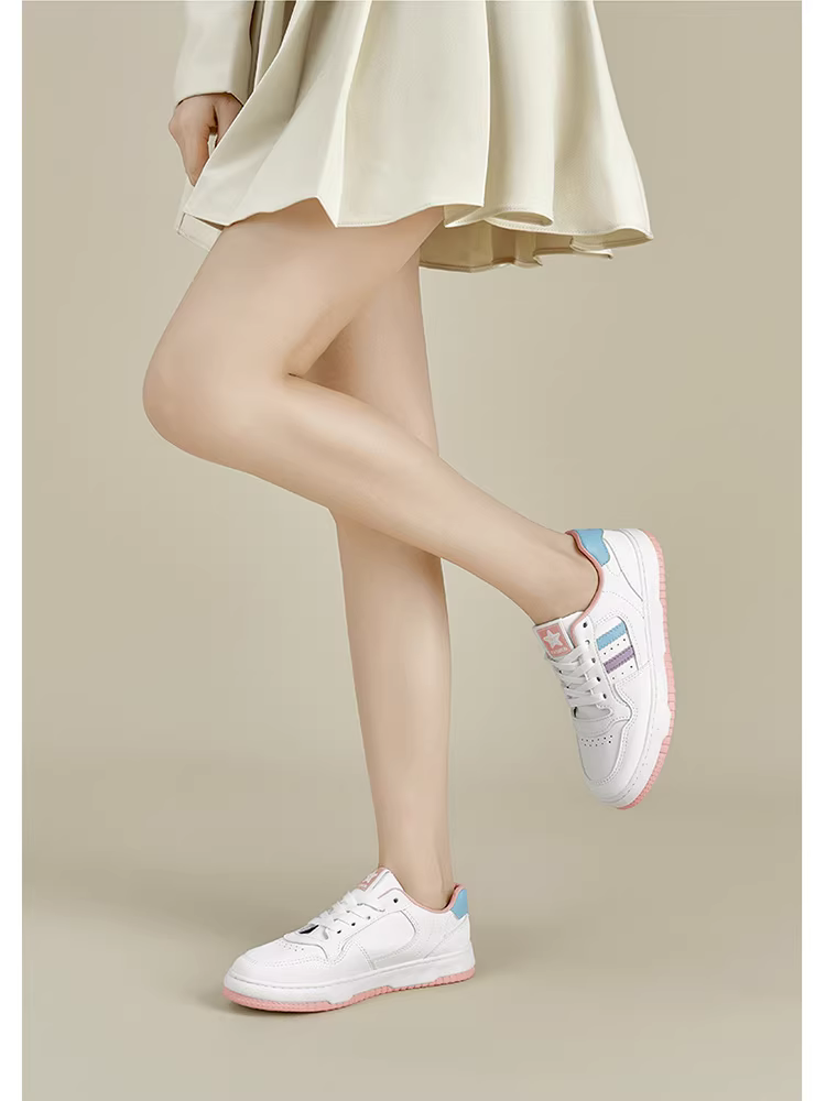 Giày thể thao trắng Dadong dành cho nữ, mẫu mới thu đông 2025, đế mềm, phối được với chân váy, giày nữ thường ngày, giày thể thao trắng đa năng và được ưa chuộng.