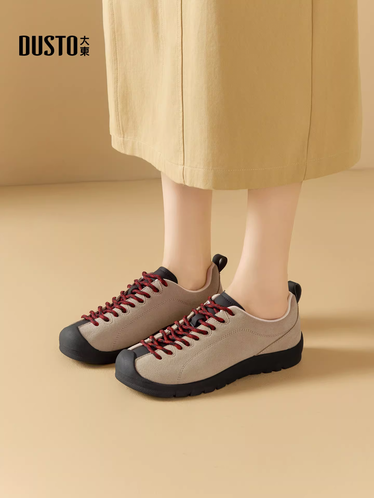 Giày leo núi ngoài trời Dadong dành cho nữ 2025, mẫu mới thu đông, đế dày, giày thể thao thường ngày, kiểu xấu xinh, giày Forrest Gump