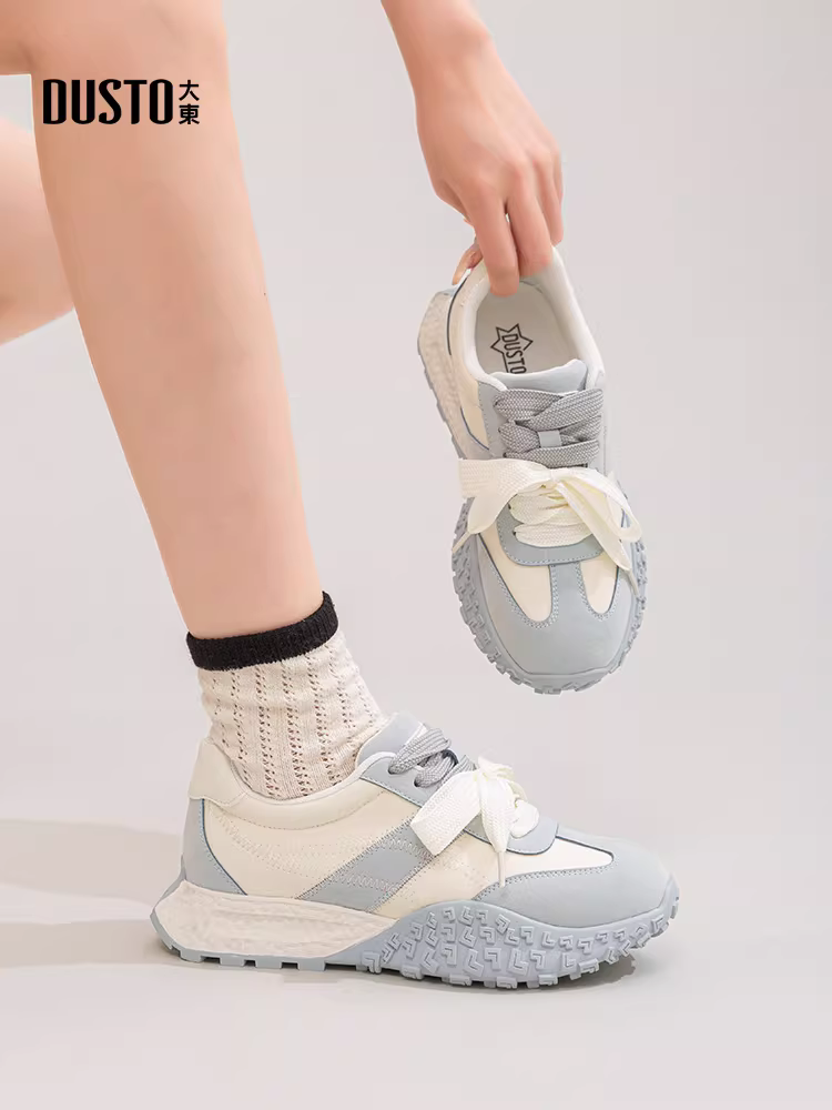 Giày thể thao nữ đế dày Đức 2025 mẫu mới thu đông đế mềm đa năng giày thể thao thường ngày giày bố