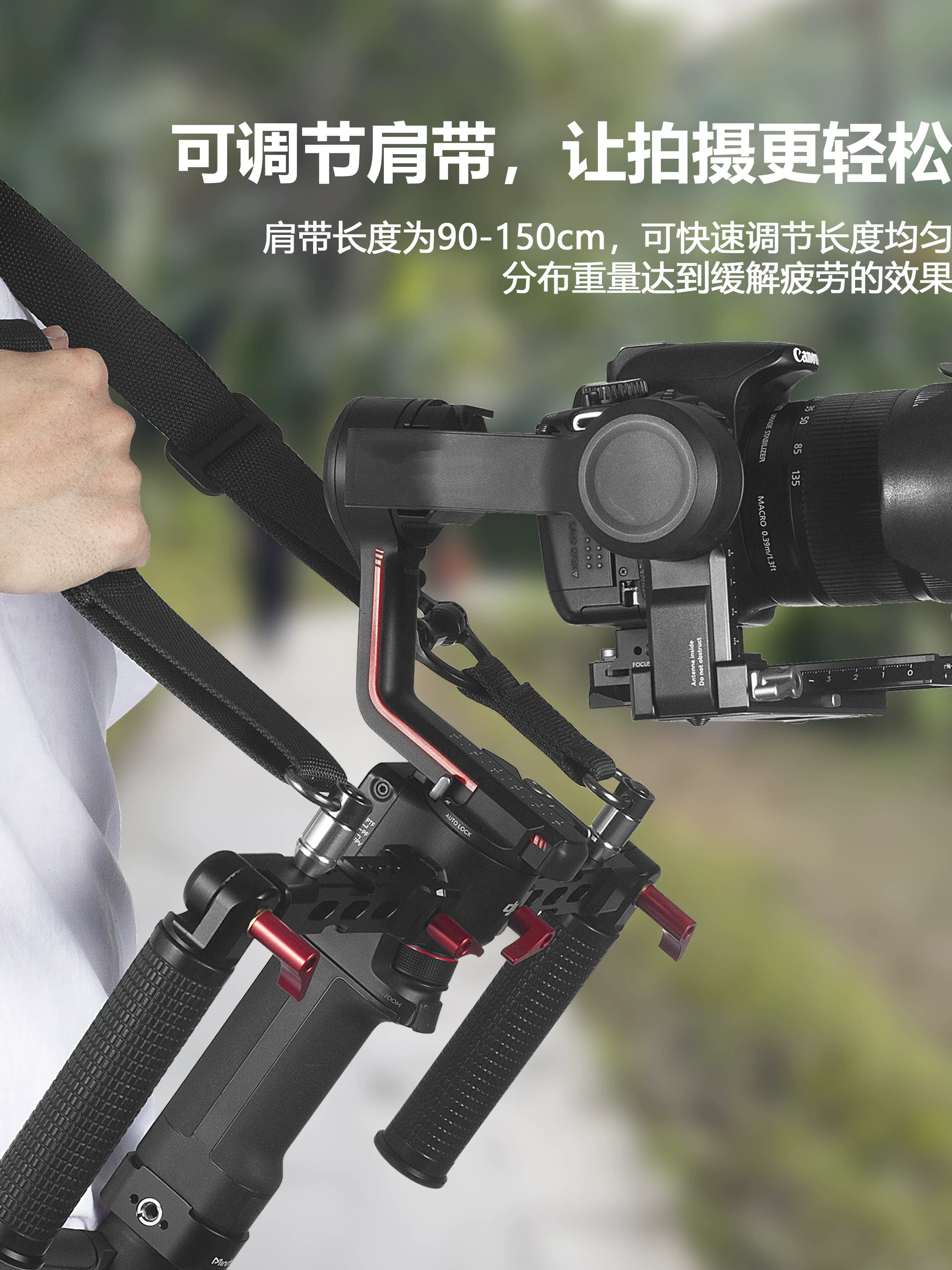 Phụ kiện dây đeo tay cầm Minifocus Ax dành cho thiết bị ổn định DJI, tương thích với DJI RS4/RS5/RS2/RS3Pro, tay cầm cho thiết bị ổn định Ronin Gimbal.