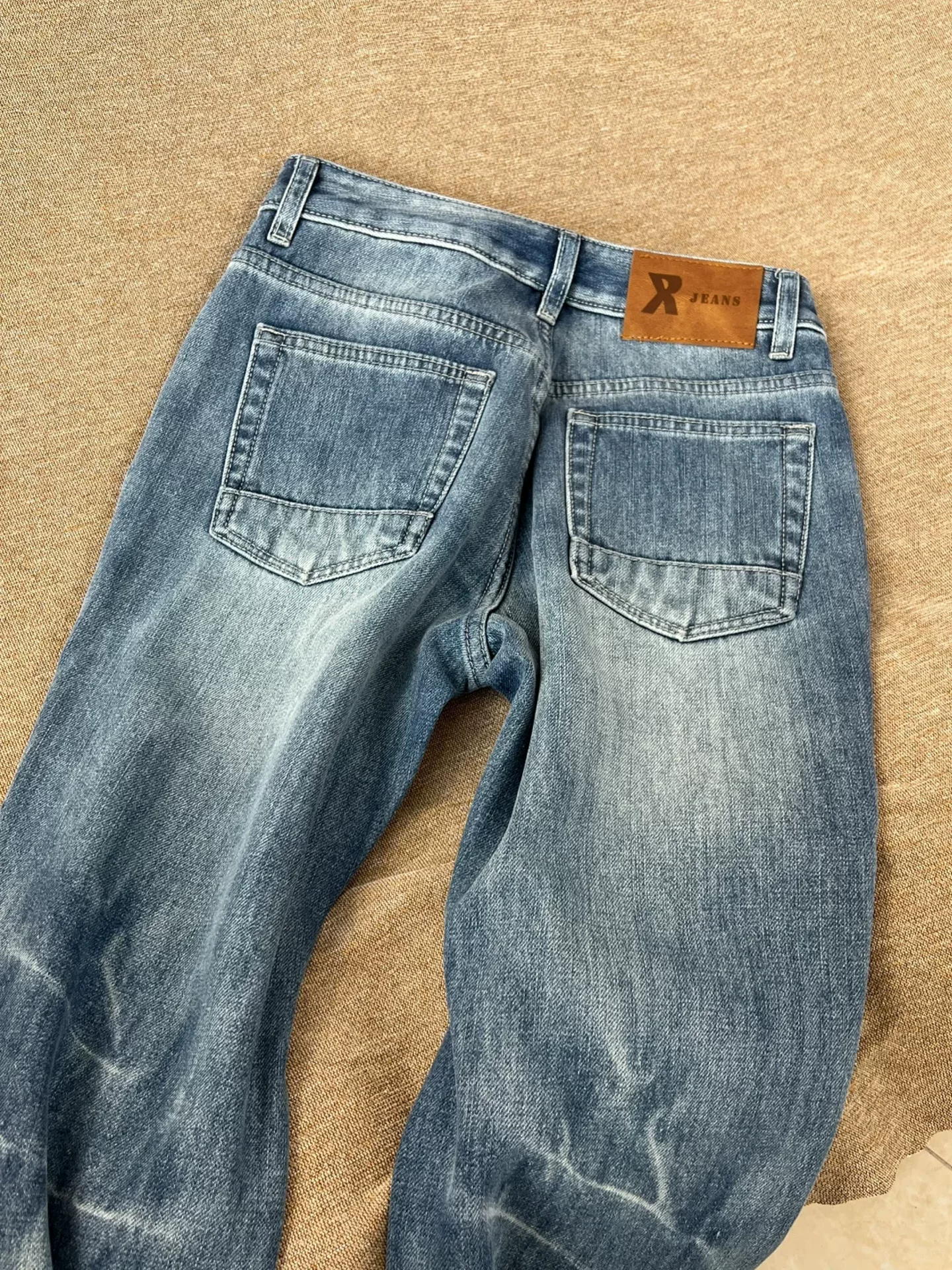 Quần jean dáng loe kiểu Mỹ cổ điển dành cho nữ, lót lông cừu mùa đông, dày dặn, cỡ lớn, cạp cao, tôn dáng, không bó sát, quần ống chuông