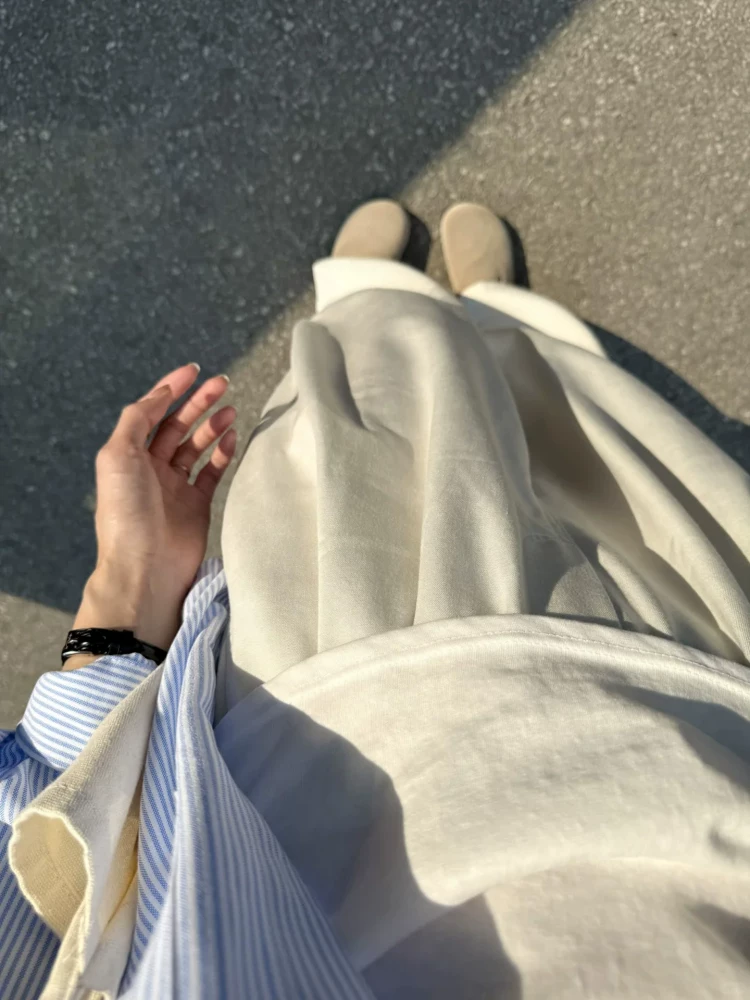 Quần jean ống đứng Tencel trắng dành cho nữ, kiểu dáng mỏng mùa hè, cỡ lớn, lưng cao, mềm mại, tôn dáng, quần ống rộng chất liệu lụa đá