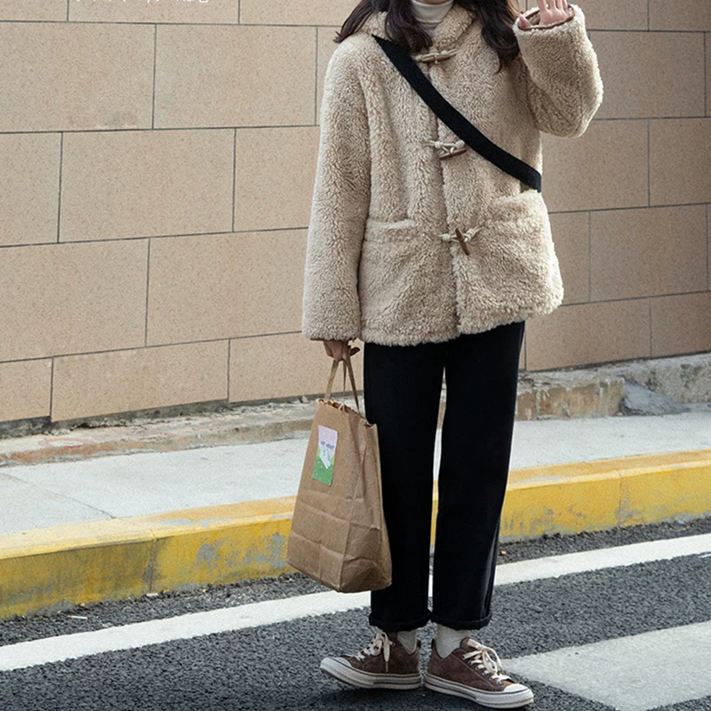 Quần jean dáng thẳng cạp cao, dáng ôm, đa năng, tôn dáng, kiểu dáng thuốc lá, có lớp lót lông cừu, size lớn, mùa thu đông 2022 dành cho nữ