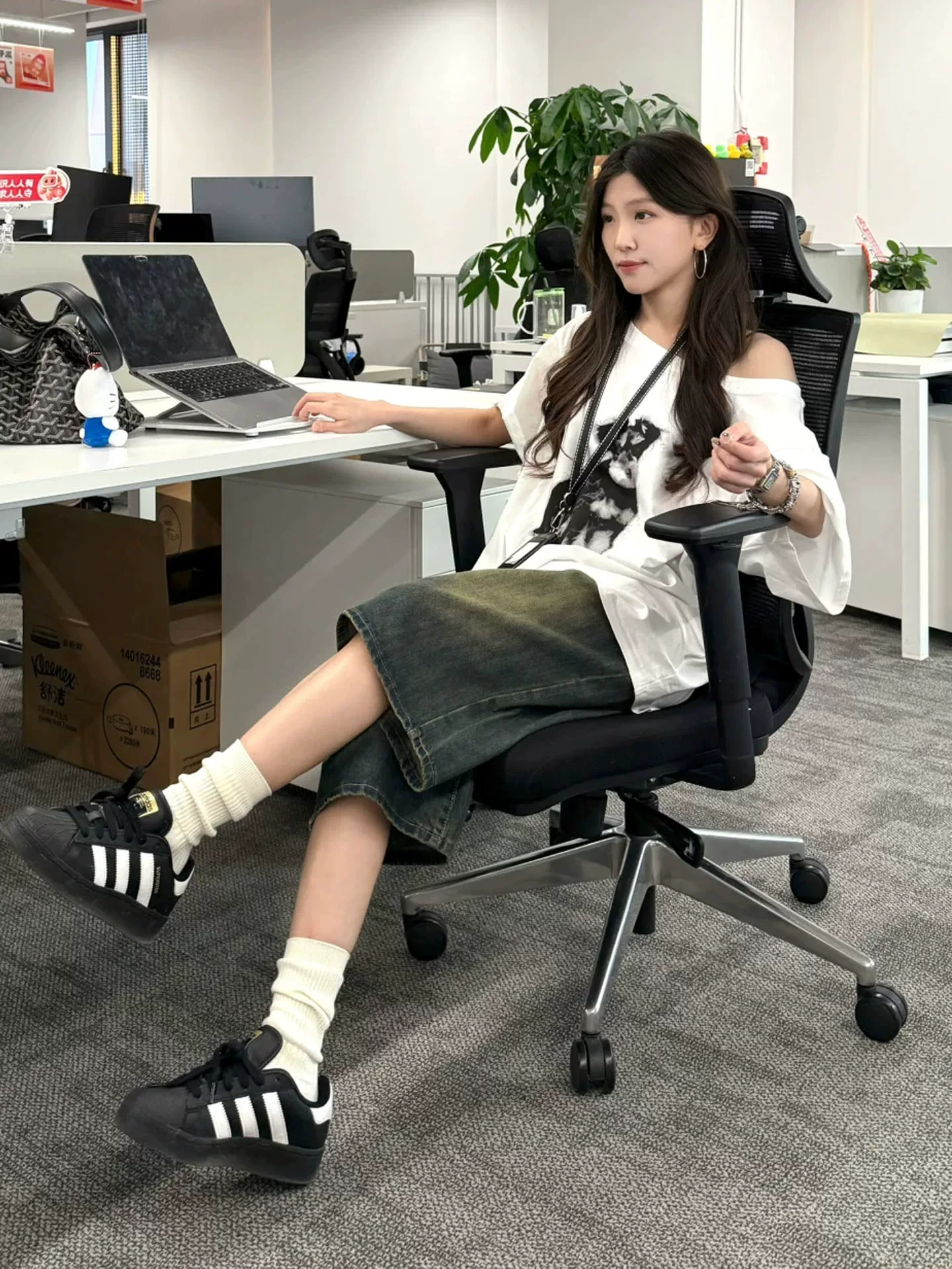 Quần denim crop vintage dành cho nữ, size lớn mùa hè, lưng cao, dáng rộng, tôn dáng, dành cho người có dáng quả lê, quần ống rộng dài ngang đùi