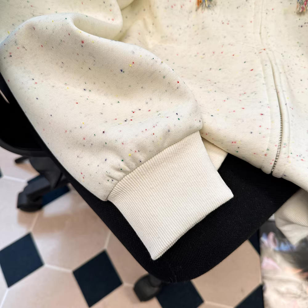 Áo khoác cardigan len thêu dễ thương phong cách Hàn Quốc mùa thu sớm 2025 dành cho nữ, độc đáo và siêu dễ thương.