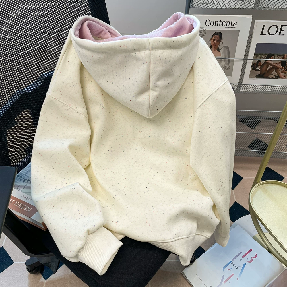 Áo hoodie phong cách nữ sinh dễ thương và mềm mại dành cho sinh viên nghệ thuật, áo khoác cardigan giảm tuổi tác ngọt ngào kiểu Nhật mùa xuân thu dành cho phụ nữ dành cho người có vóc dáng nhỏ nhắn.
