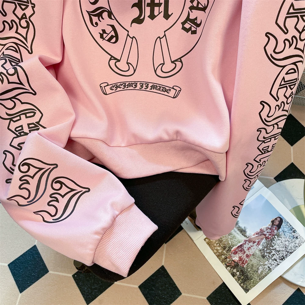 Áo len cardigan ngắn in chữ La Mã cổ điển của Mỹ dành cho nữ, áo khoác thiết kế thương hiệu hợp thời trang đường phố cổ điển mùa thu