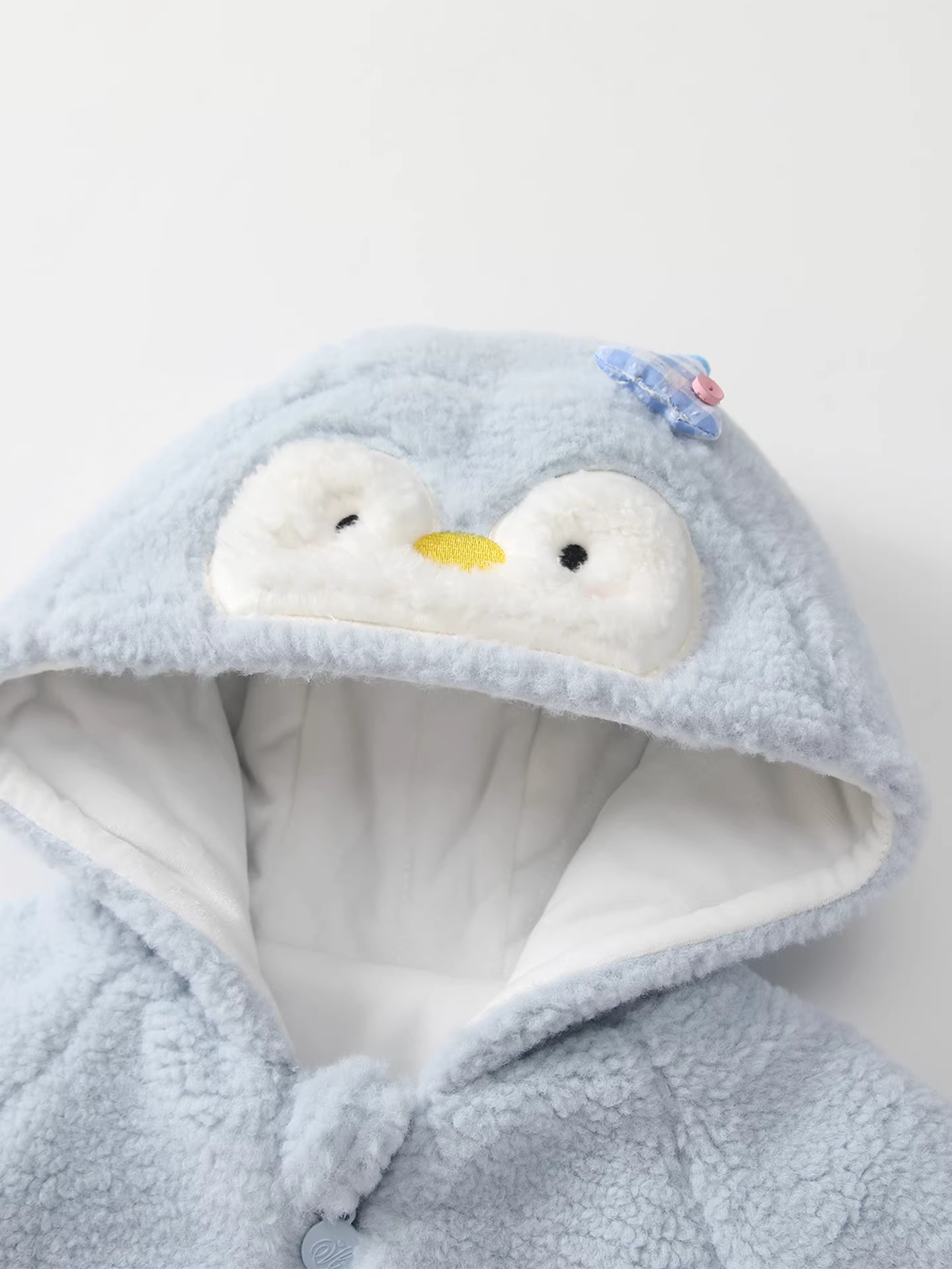 Quần áo trẻ em Fanhai trang phục mùa đông bé gái sơ sinh lót lông cừu áo liền quần chần bông đầy tháng trăm ngày đi chơi áo liền quần mùa đông