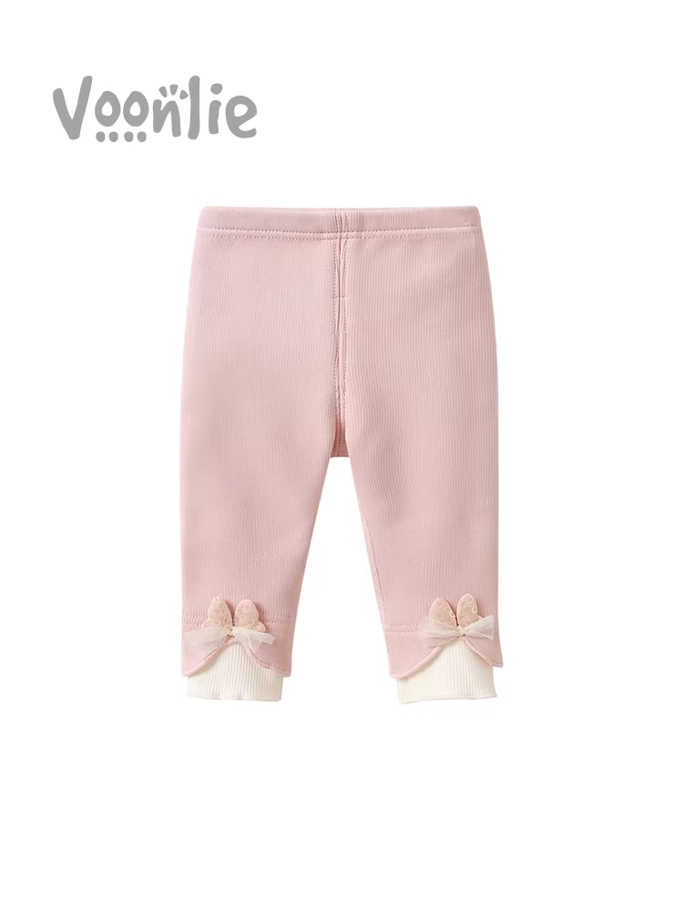 Quần legging nữ Fanhle Quần legging mùa thu đông cho bé Quần lót lông cừu Áo khoác ngoài thông thường cho trẻ em Quần dài tích hợp lông cừu Mùa đông ấm áp