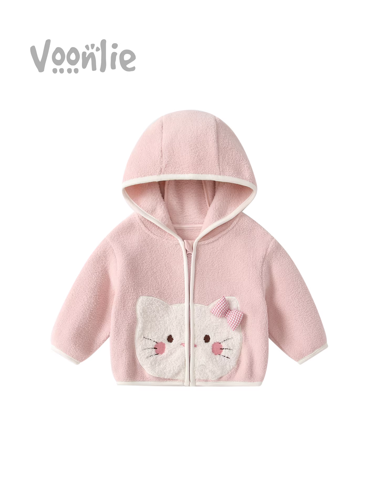 Áo khoác ngoài mùa đông cho bé gái 2025 kiểu mới thời trang quần áo trẻ em bé gái chất liệu nhung mây đa năng áo có mũ mùa thu đông