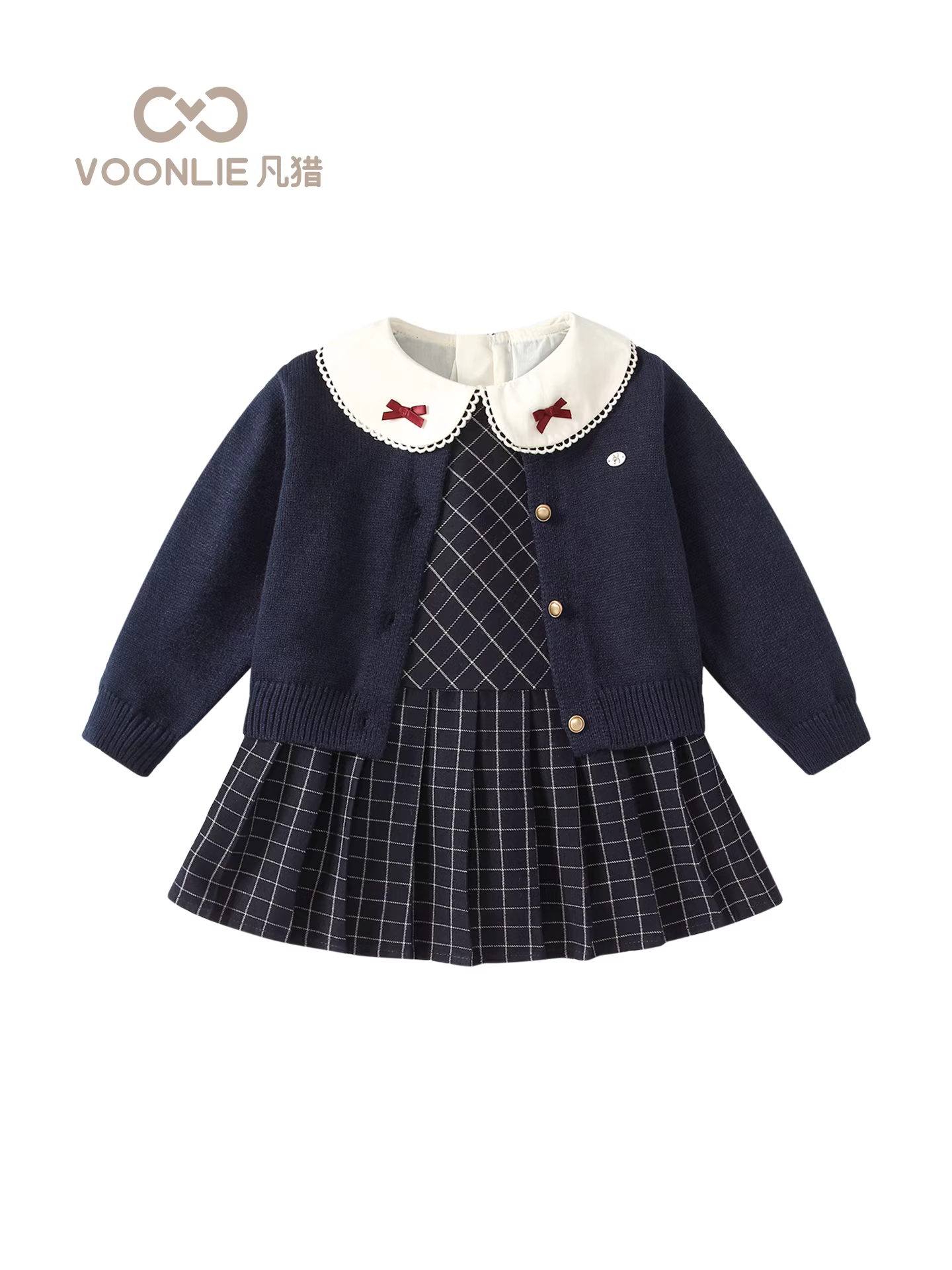 Váy bé gái Fanhai Váy công chúa thời trang mùa thu Váy công chúa cho bé một tuổi Trang phục dự tiệc sinh nhật Xuân Thu