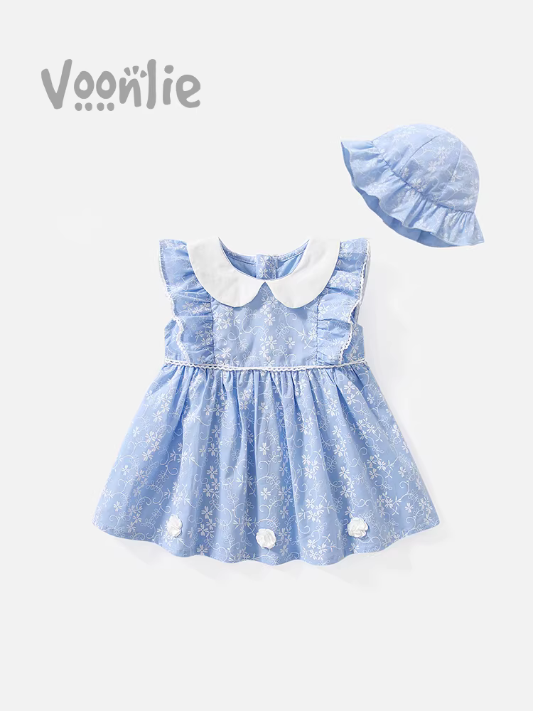 Váy hè bé gái Fanli 2025, váy công chúa trẻ em mới, váy bé gái sinh nhật 1 tuổi, váy hè cho bé