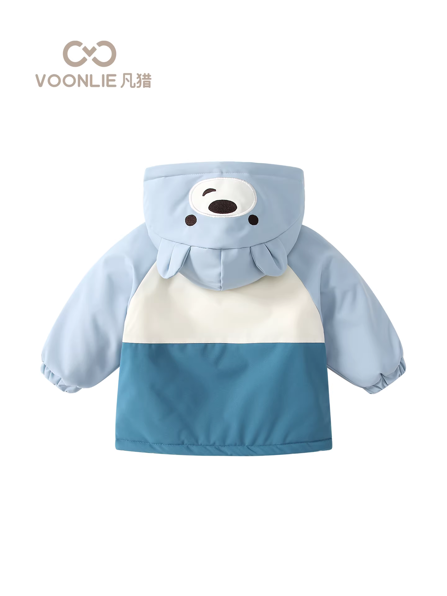 Áo khoác cotton cho bé trai Fanhle Quần áo mùa đông 2025 Quần áo thời trang mới Áo khoác cotton cho trẻ sơ sinh Áo có mũ trùm đầu cho bé mùa đông