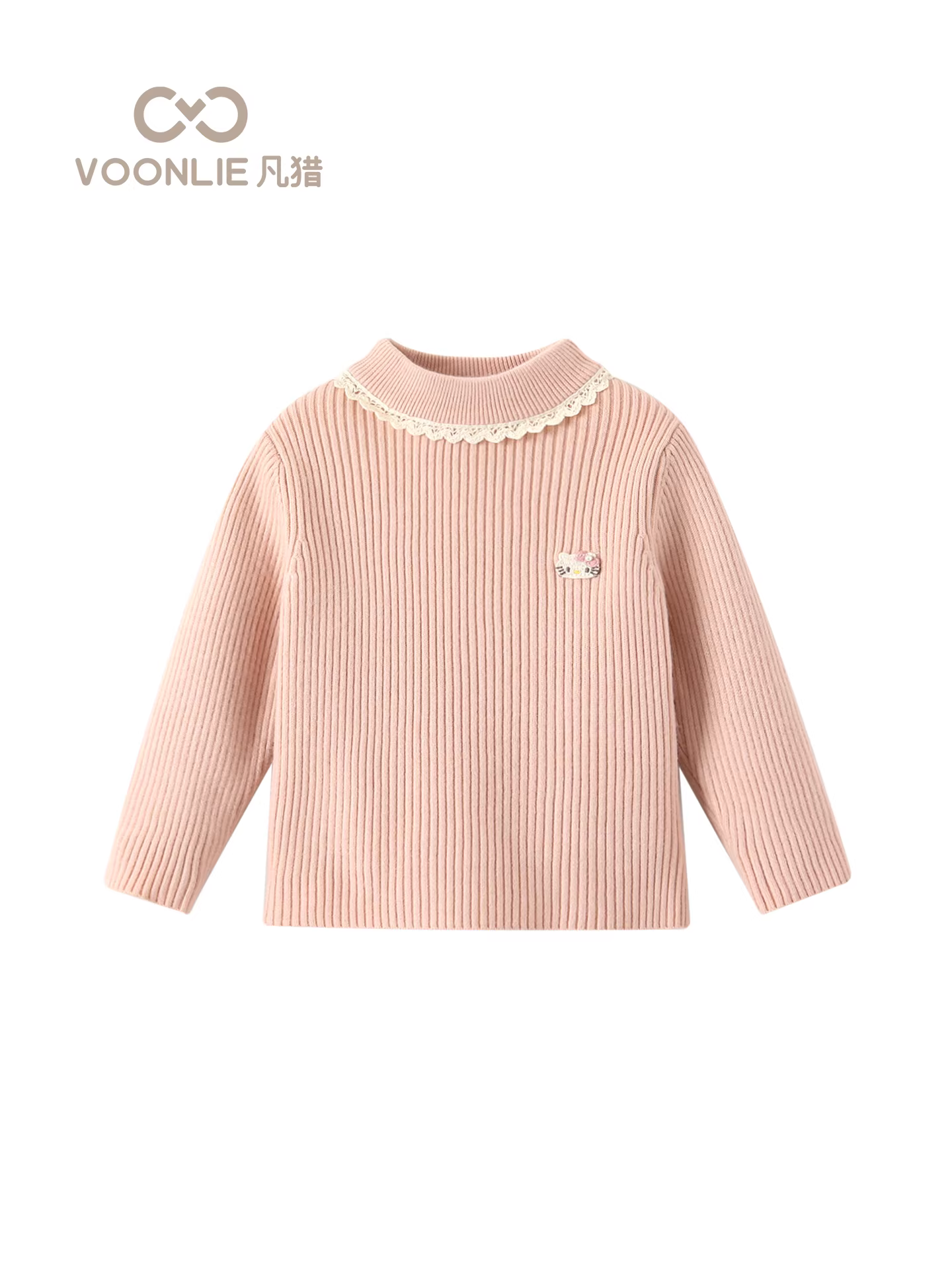 Áo len nữ Fanhle Thu Đông 2025 Mẫu mới Thời trang Áo len dệt kim cho bé gái Áo ấm mùa thu đông