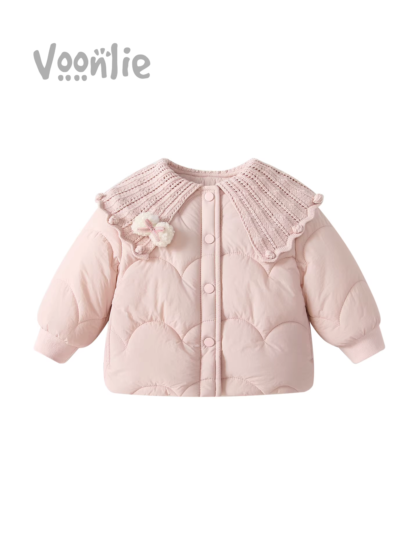 Áo khoác độn bông cho bé gái quần áo mùa đông quần áo trẻ em sành điệu áo khoác cotton đệm cho bé áo ấm ngoài trời mùa đông