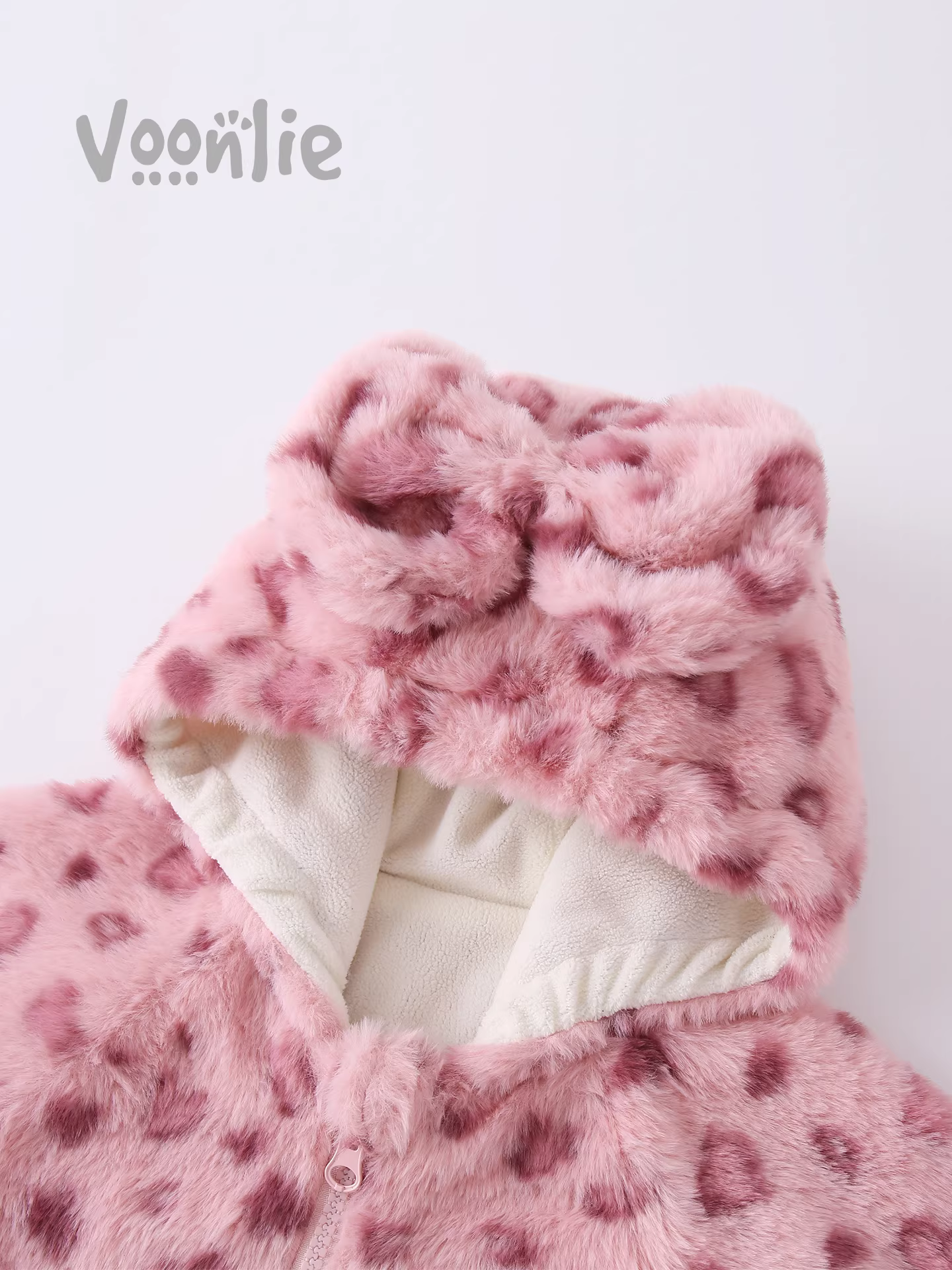 Fanhai quần áo trẻ em mùa đông trang phục sơ sinh bé gái lót lông cừu áo liền quần trăng tròn trăm ngày đi chơi áo liền quần bò phù hợp với mùa đông