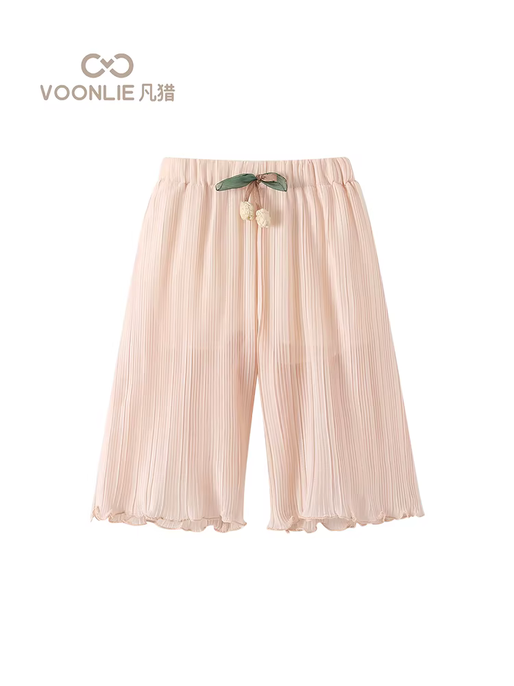 Quần chống muỗi mùa hè cho bé gái Fanli 2025, quần trẻ em mặc thường ngày, quần rộng ống mỏng cho mùa hè