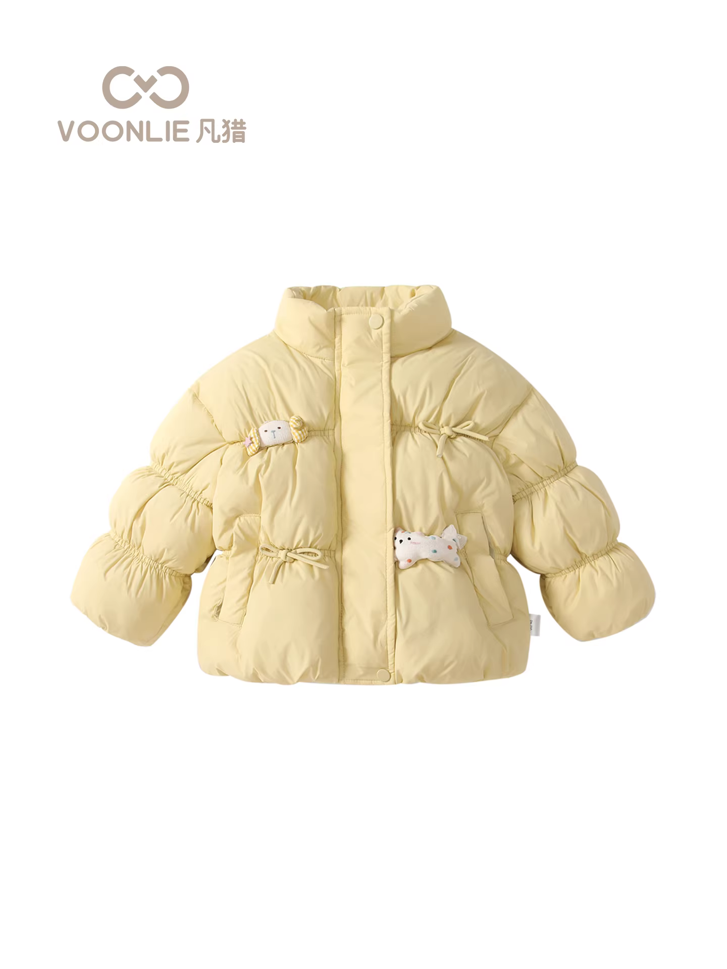 Áo khoác độn bông cho bé gái quần áo mùa đông quần áo trẻ em sành điệu áo dày dặn ấm áp có cổ đứng cho bé mùa đông