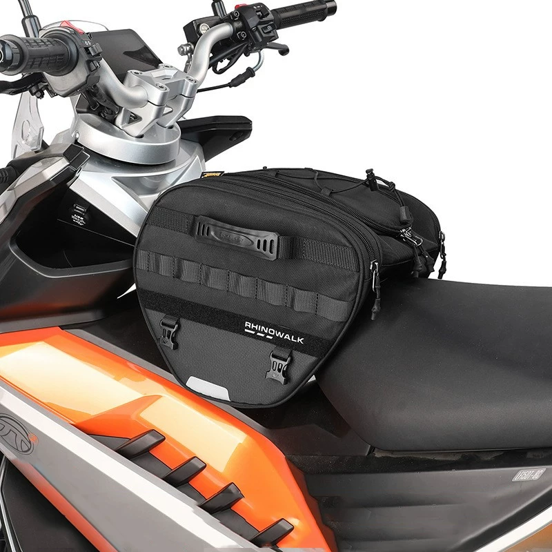 Túi đựng đồ xe máy kiểu dáng cong Rhino Cruiser, túi đựng đồ phía trước xmax300, túi đựng đồ xe Fosha adv350