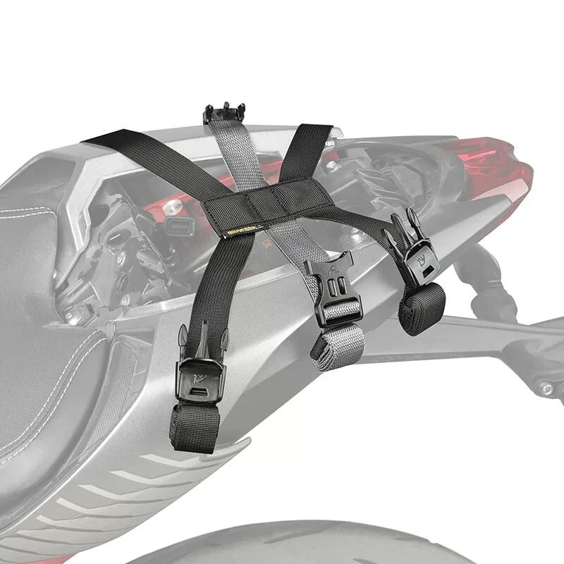 Dây đai phụ trợ ghế sau xe máy Rhinowalk, dây đai cố định túi đuôi xe máy không khung