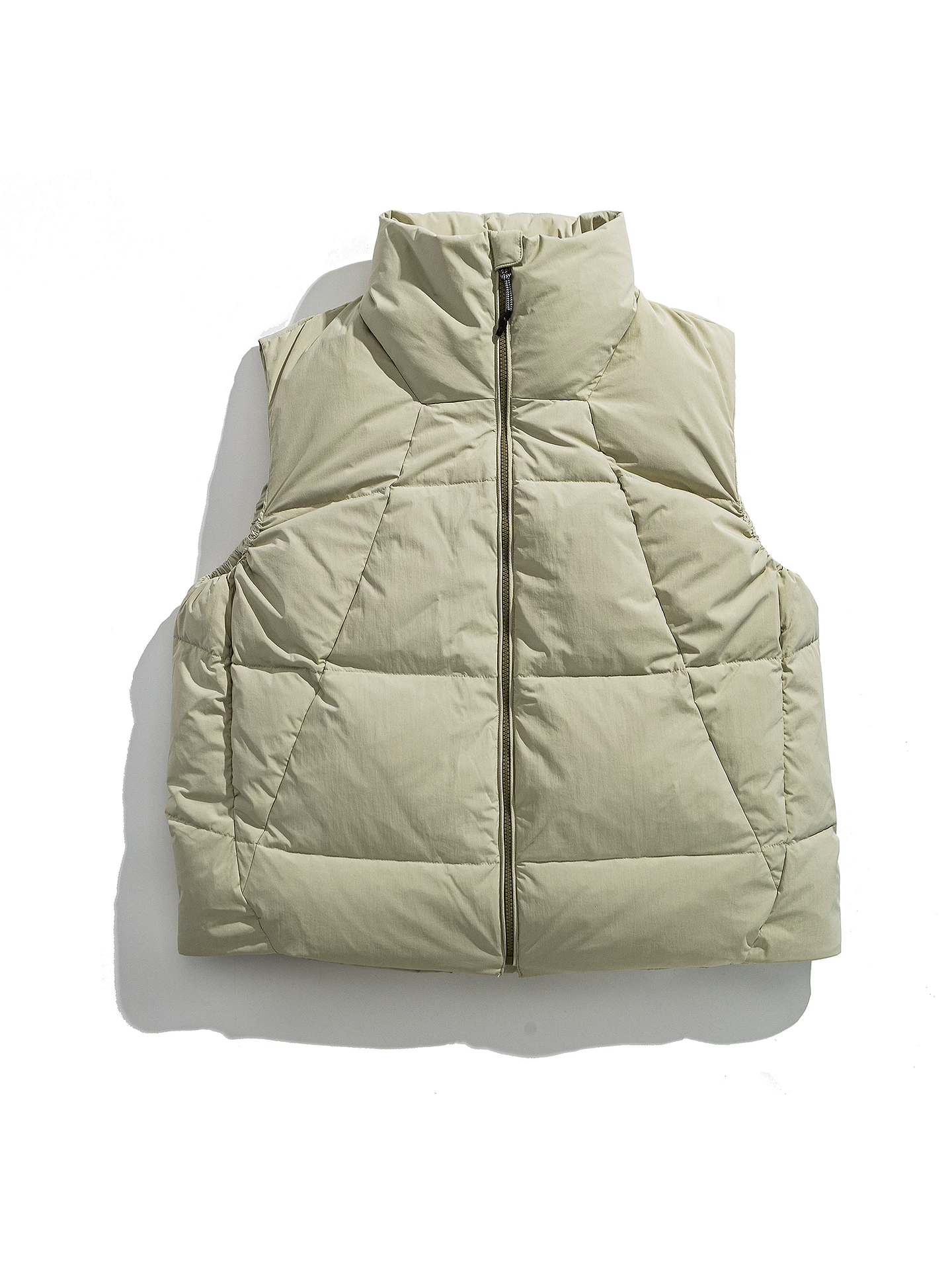 Áo khoác phao không tay cổ đứng mùa đông thời thượng thương hiệu Wukong dành cho nam, kiểu dáng retro dành cho cặp đôi, ấm áp và chống lạnh.