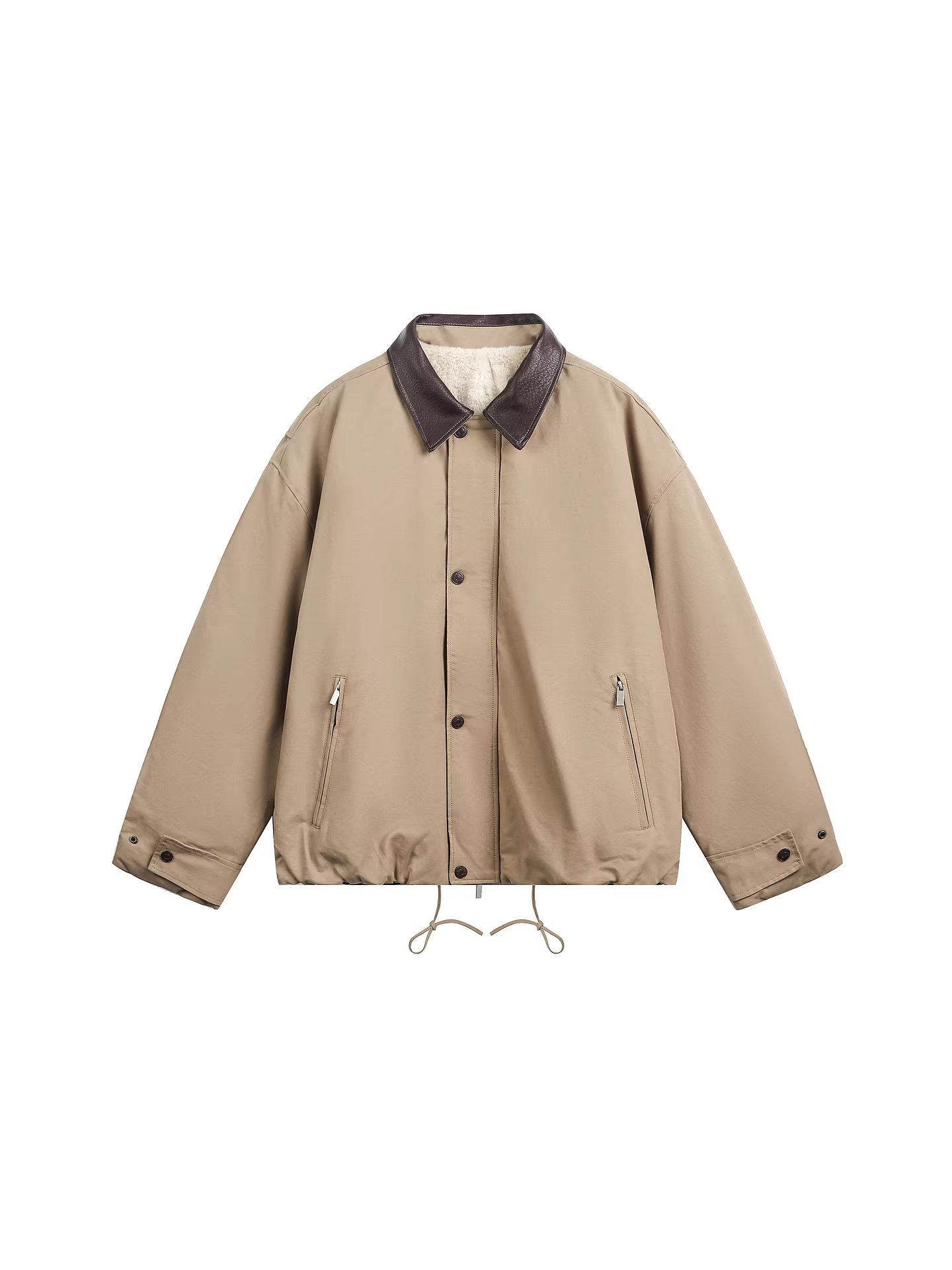 Wukong có sẵn áo khoác cotton phối màu cổ điển, kiểu dáng thời trang mùa đông dành cho nam và nữ, chất liệu dày dặn, kiểu dáng rộng rãi, phong cách cổ điển.