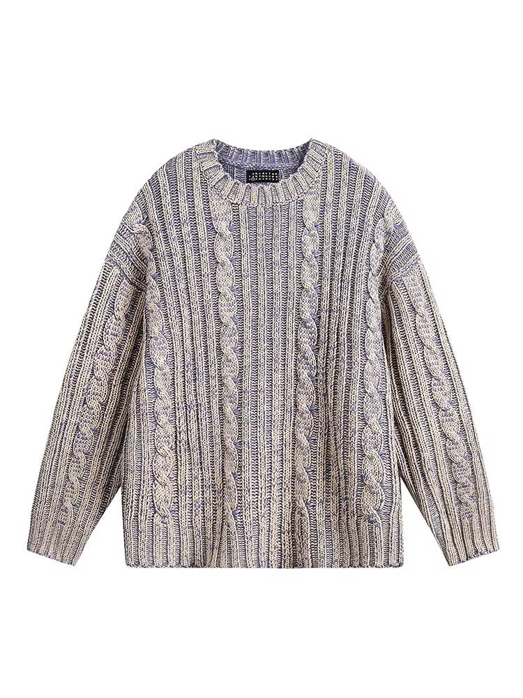 Wukong có sẵn áo len cao cấp kiểu Mỹ cổ điển, dáng rộng, chất liệu dệt kim dành cho nam và nữ, thích hợp cho các cặp đôi vào mùa thu.