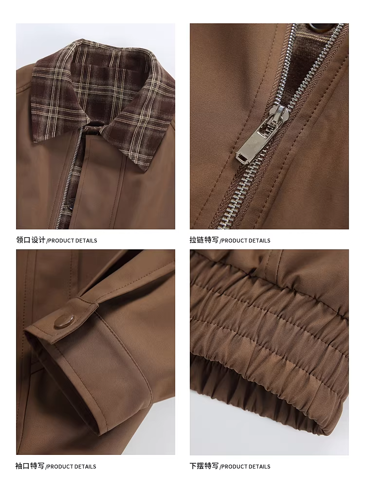 Wukong có sẵn áo khoác giả hai mảnh phối họa tiết ca rô cổ điển dành cho nam, phong cách cleanfit Mỹ, kiểu dáng rộng rãi và đa năng.