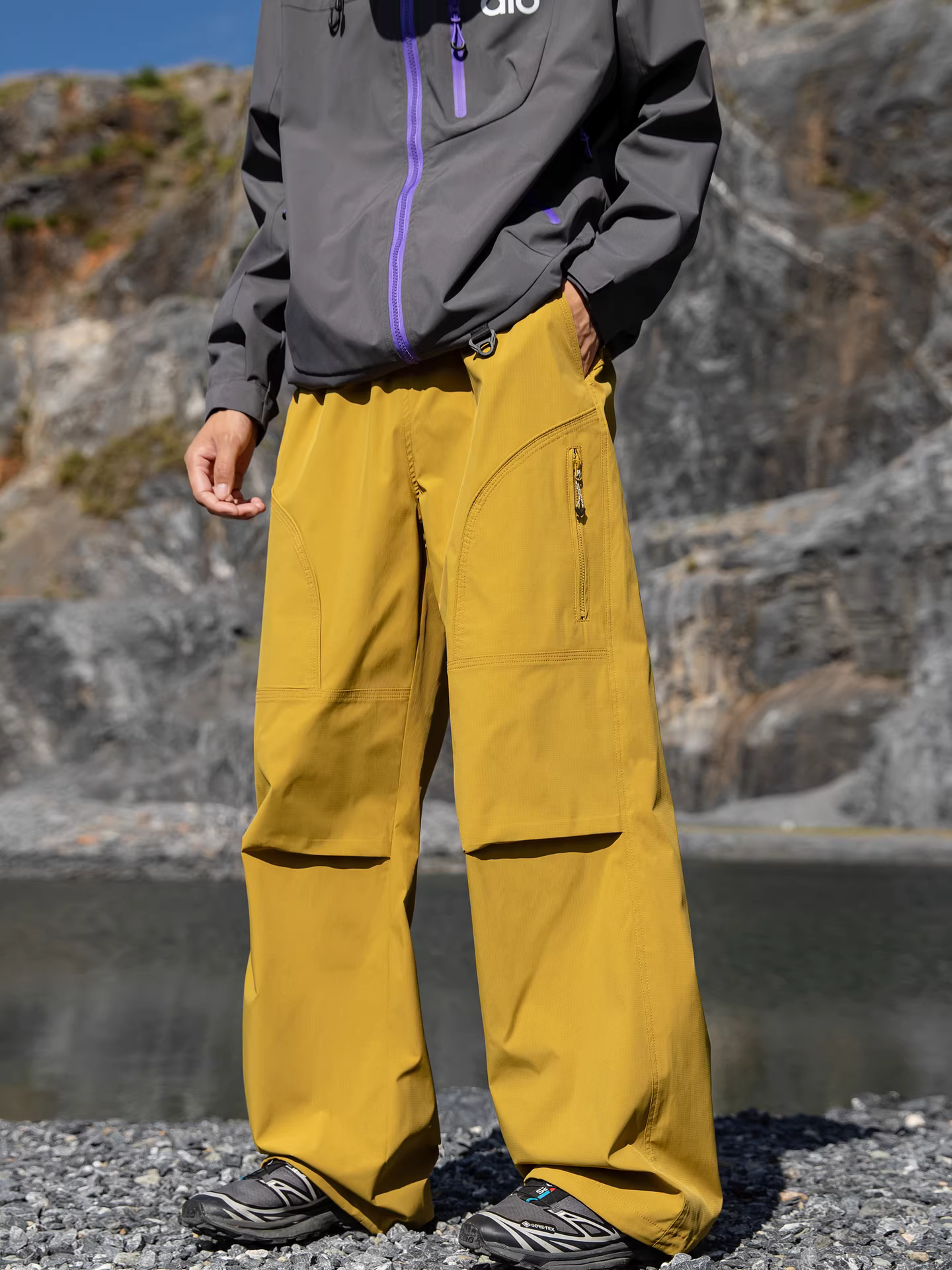 Wukong có sẵn quần đi bộ đường dài và leo núi kiểu Mỹ, chống gió và chống thấm nước dành cho nam, quần cargo thể thao thường ngày, kiểu dáng thời thượng.