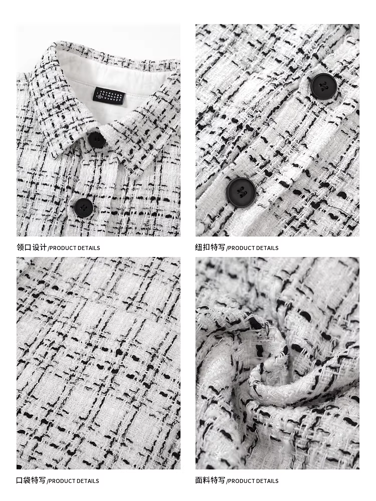 Wukong có sẵn áo khoác kẻ sọc phong cách thời trang thu đông dành cho nam và nữ, áo khoác đa năng kiểu dáng rộng rãi cổ điển dành cho cặp đôi.