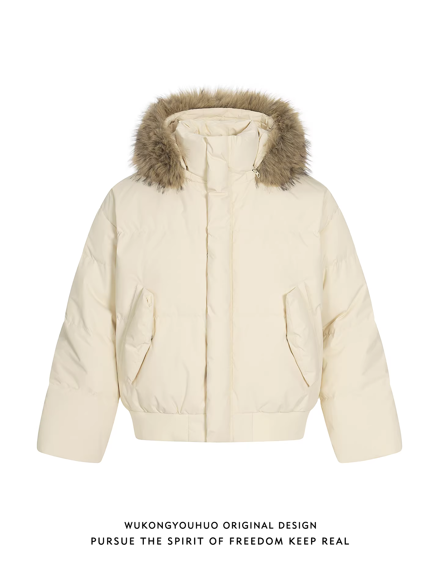 Wukong có sẵn áo khoác phao dày có mũ trùm đầu mùa đông 90% lông vũ dành cho nam và nữ, áo khoác phao giữ ấm chống lạnh kiểu retro dành cho cặp đôi.