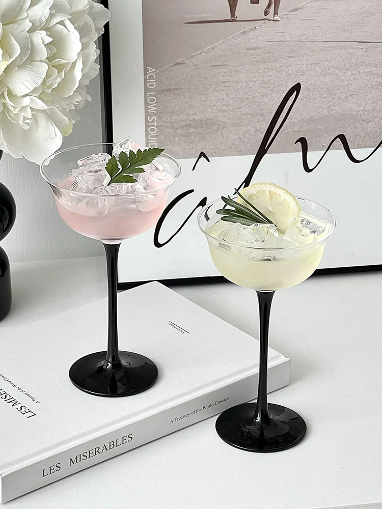 Ly cocktail miệng rộng kiểu Nhật, ly pha chế cao cấp, ly martini, ly sáng tạo dùng trong nhà, ly rượu sâm banh