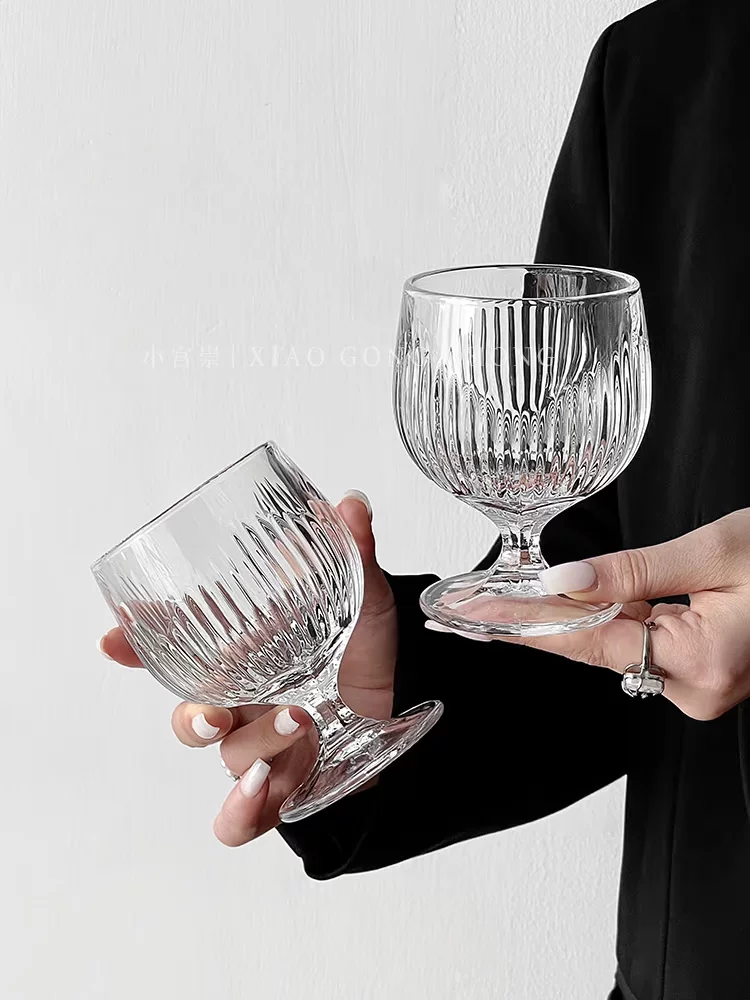 Ly thủy tinh độc đáo lấy cảm hứng từ thiết kế INS, ly rượu whisky cổ điển Pháp, cốc thẩm mỹ cao cấp dành cho nữ, ly uống rượu hơi say sướng.