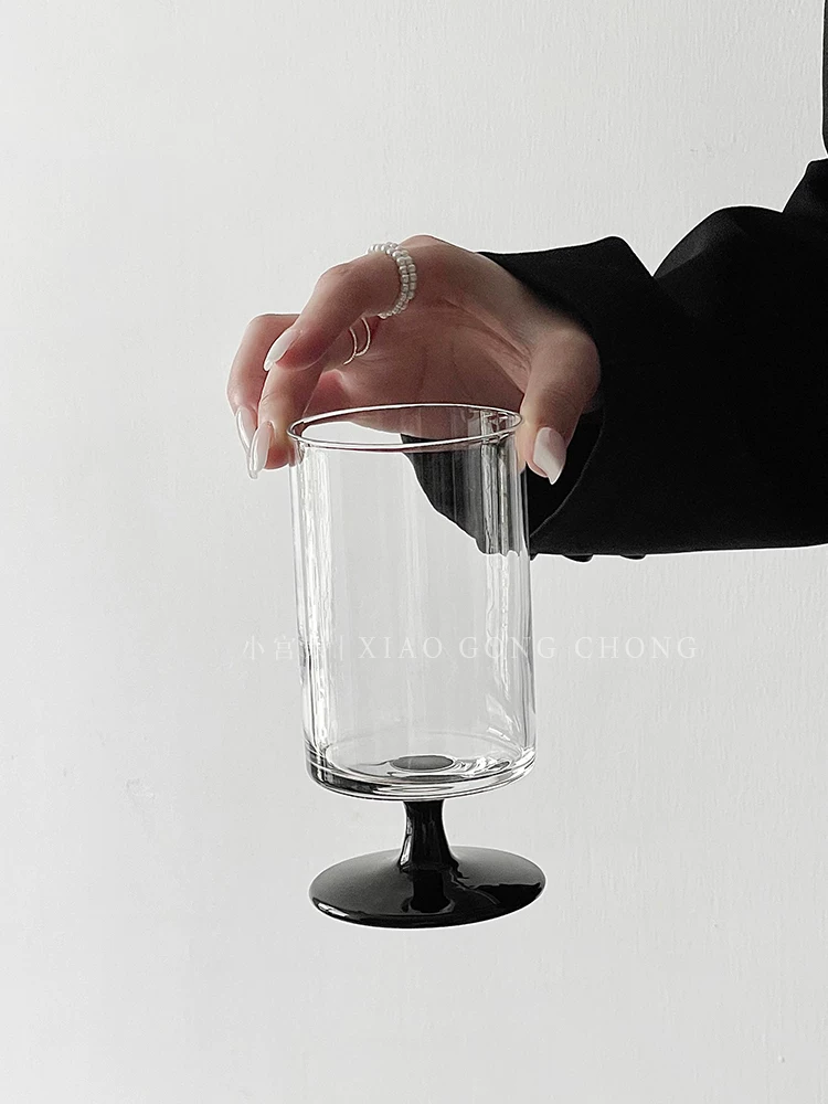 Ly rượu chân cao kiểu Ins, sáng tạo và cao cấp, ly uống rượu tạo không khí độc đáo, ly nước ép.