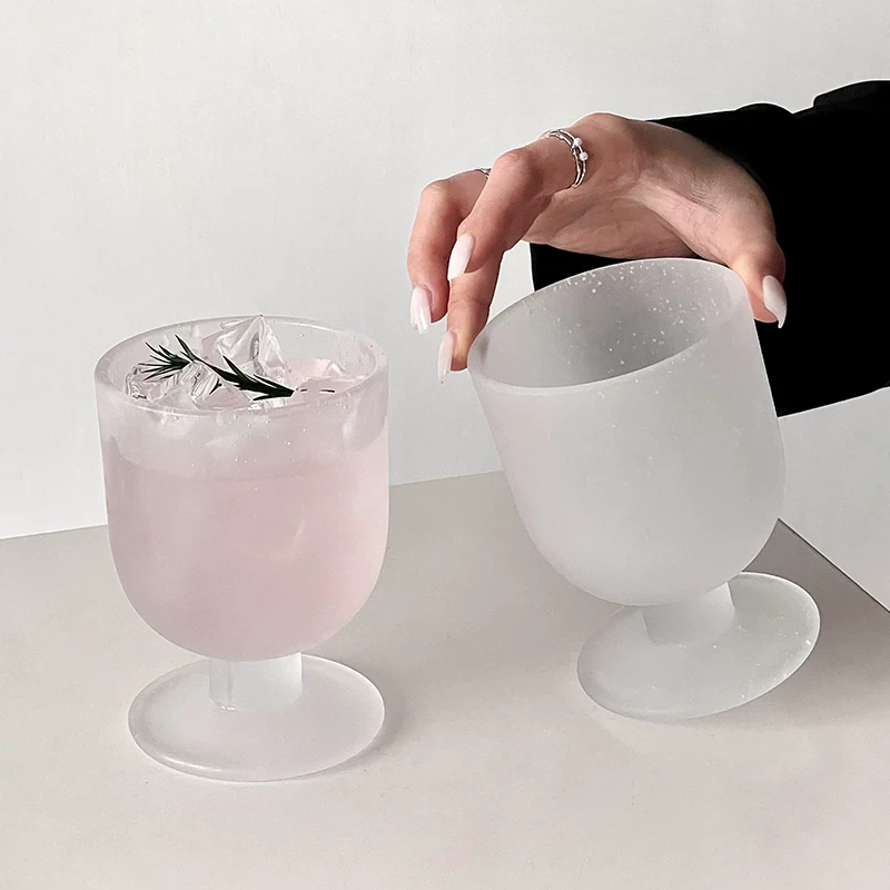 Cốc bong bóng mờ cổ điển độc đáo cốc thủy tinh thẩm mỹ cao cốc bầu trời đầy sao cốc uống nước lạnh cốc cocktail cốc đồ uống