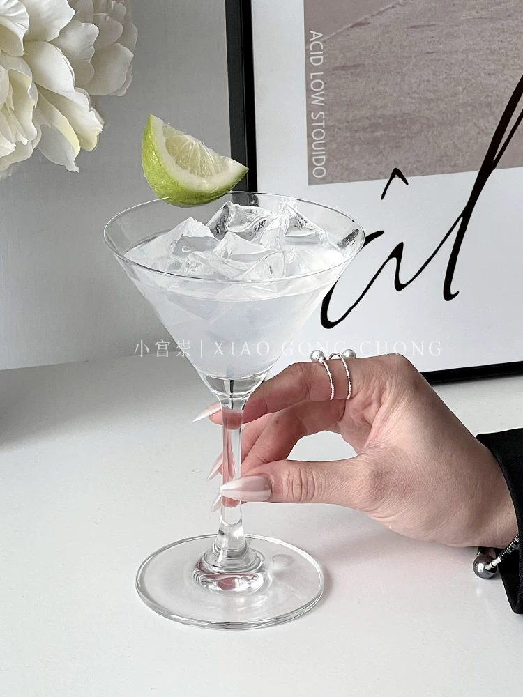 Ly cocktail thủy tinh sáng tạo, ly martini cá nhân hóa, ly uống nước lạnh, ly rượu, ly sâm banh, ly nước ép