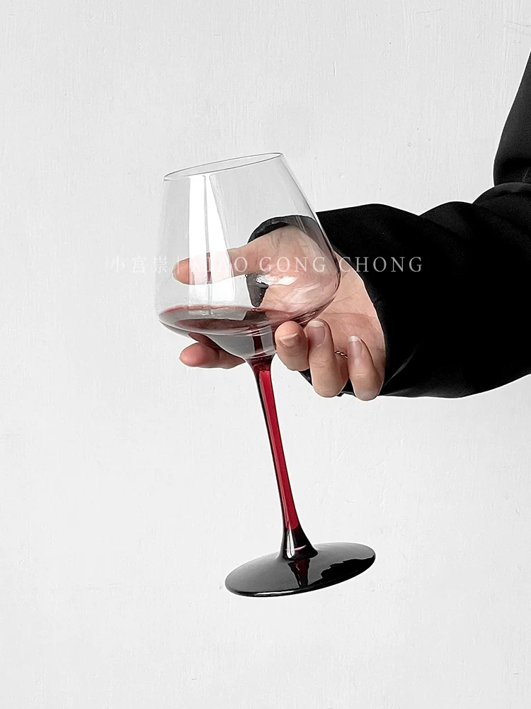 Ly rượu vang đỏ kiểu châu Âu, kiểu dáng sang trọng cao cấp, ly rượu vang lớn, ly rượu sâm banh, cốc thủy tinh