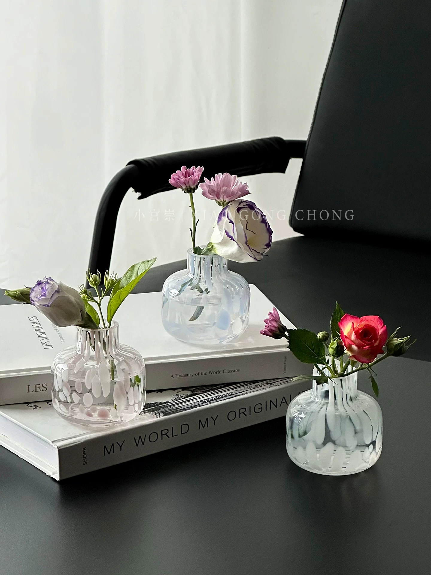 Lọ hoa thủy tinh phong cách retro, trang trí nhà cửa, phòng khách, cắm hoa, đồ trang trí cao cấp, lọ hoa thủy canh