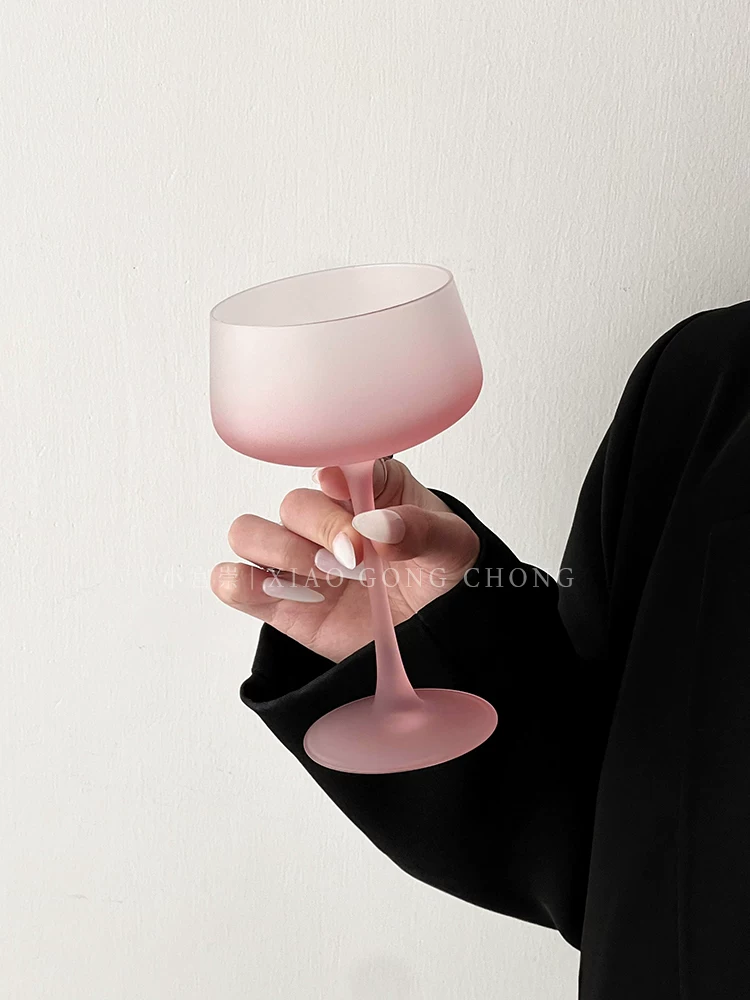Ly cocktail đặc biệt dành cho nữ, thiết kế độc đáo màu hồng, ly cocktail cao cấp, ly rượu, ly rượu trái cây.