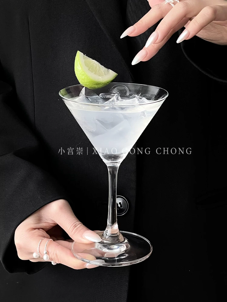 Ly cocktail thủy tinh sáng tạo, ly martini cá nhân hóa, ly uống nước lạnh, ly rượu, ly sâm banh, ly nước ép
